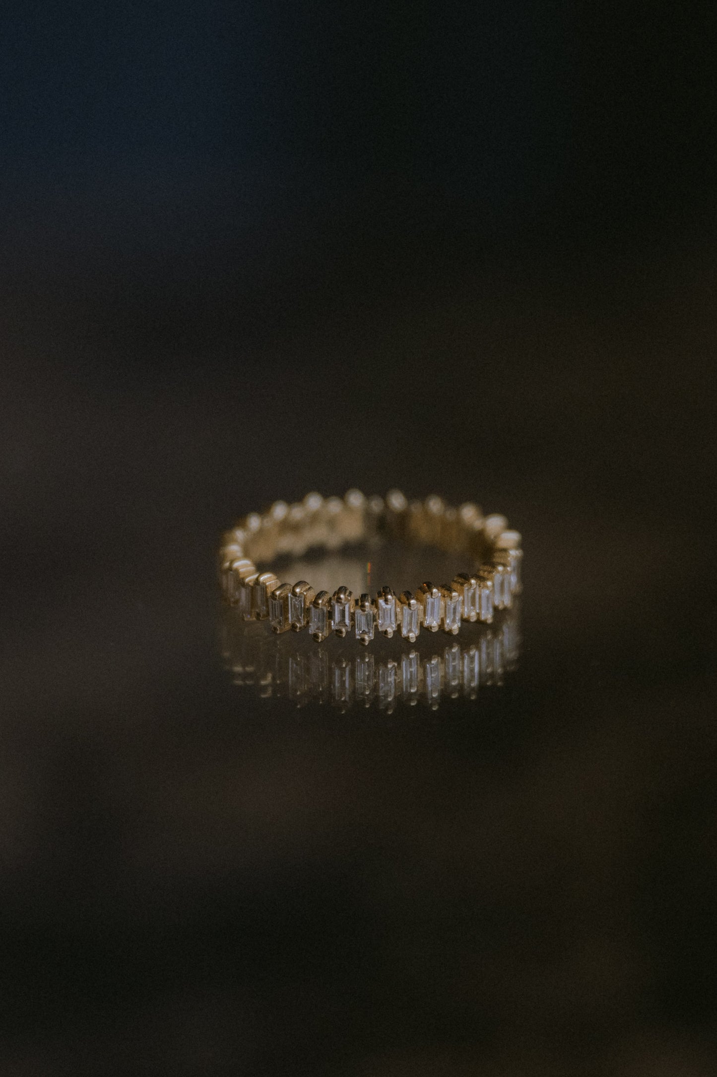 Made to Order | April First 14k Diamond Baguette Eternity Ring