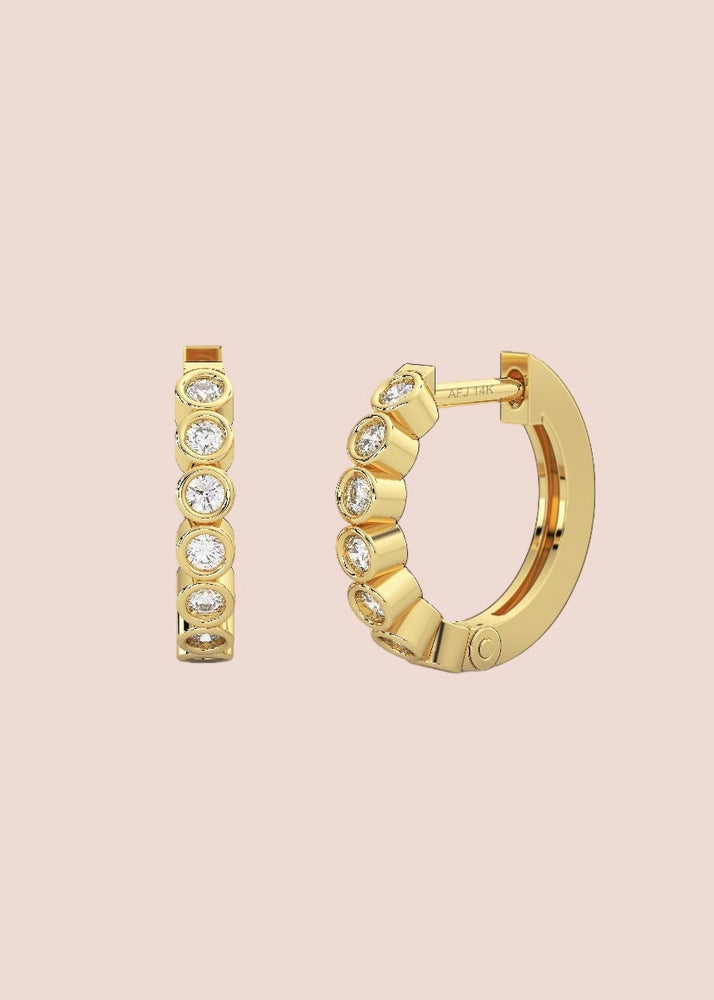 April-First-Berlin-Fine-Jewelry-14k-Gold-Diamond-Bezel-Huggie