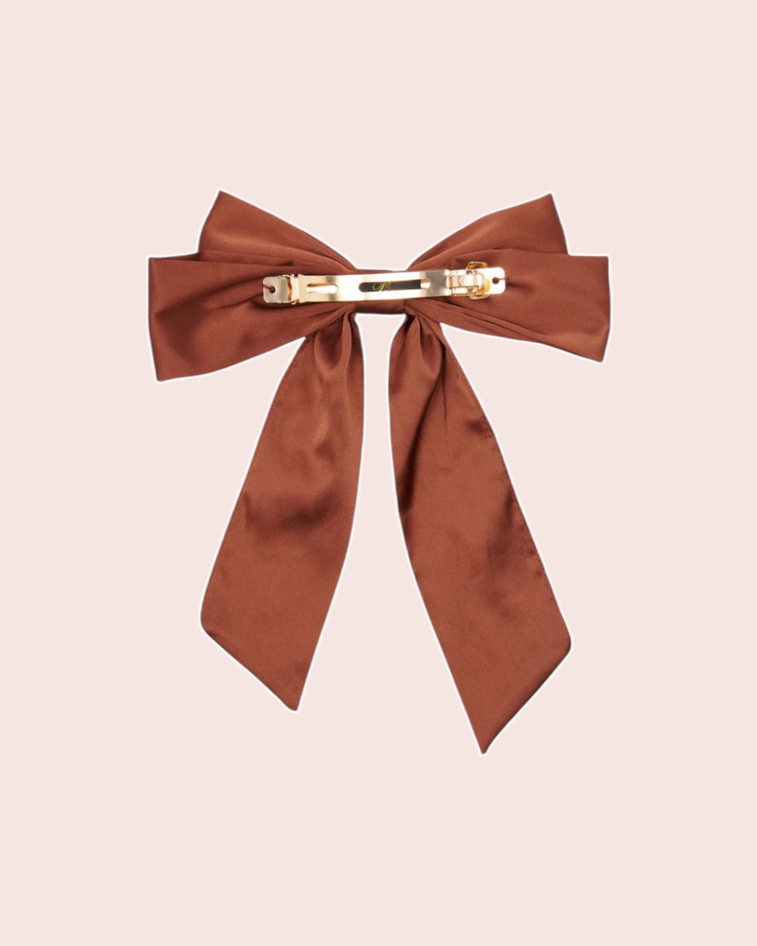 Isabella Bow Barette Cognac