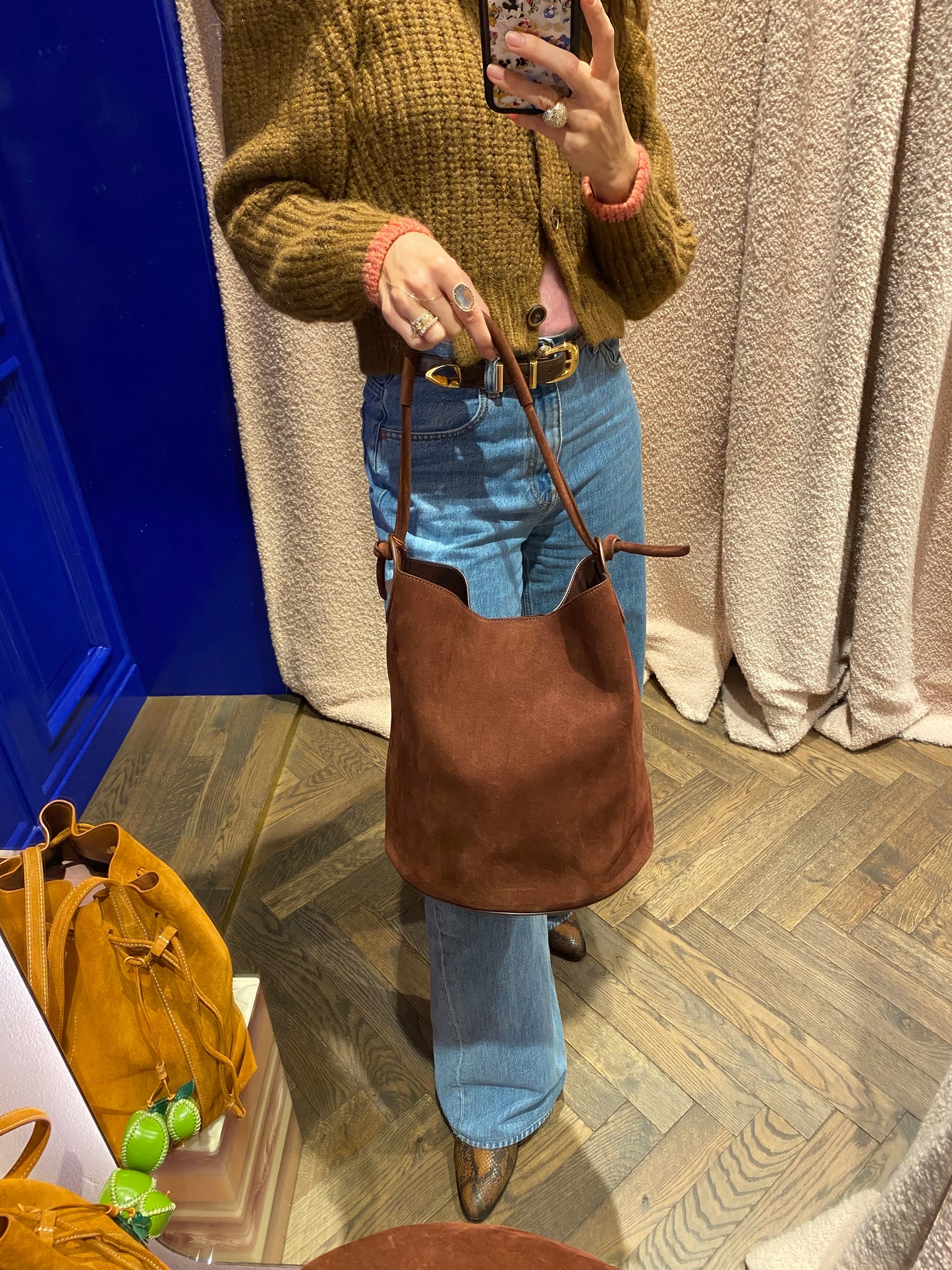Fortuna Bucket Bag Brown