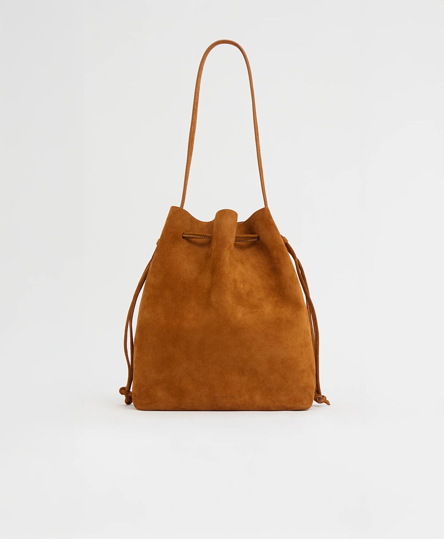 Drawstring Cabas Bag Cognac