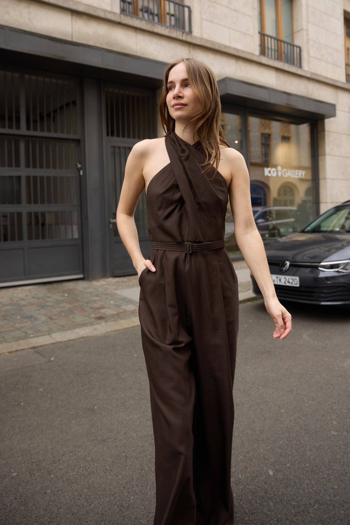 A.L.C. Murphy Jumpsuit Brown