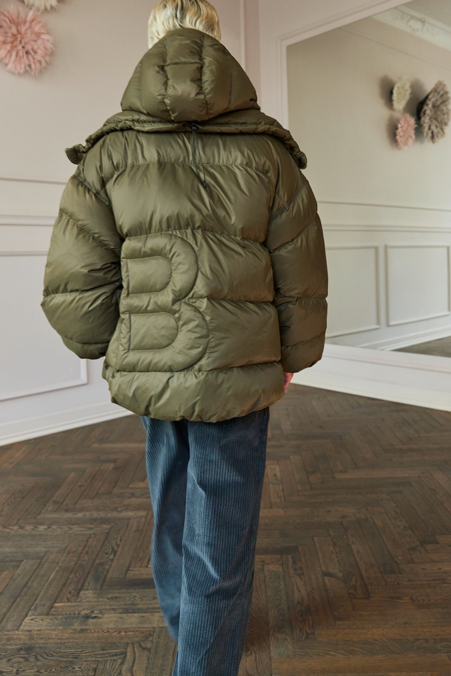 Bacon DoubleB Puffer Jacket Kaki