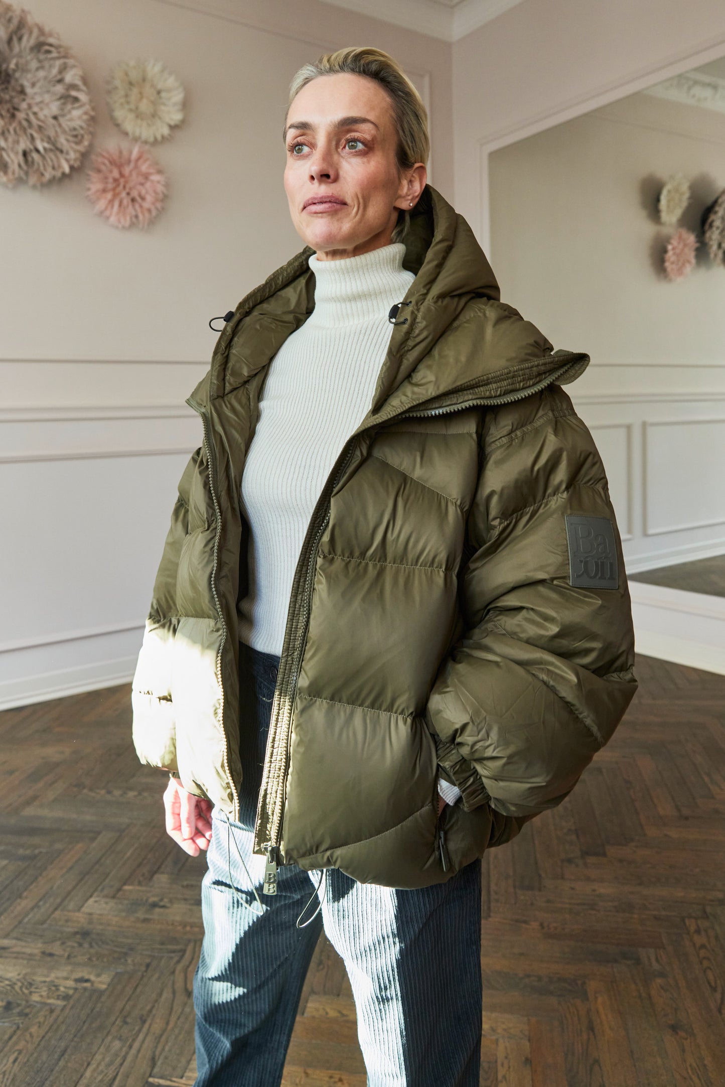 Bacon DoubleB Puffer Jacket Kaki