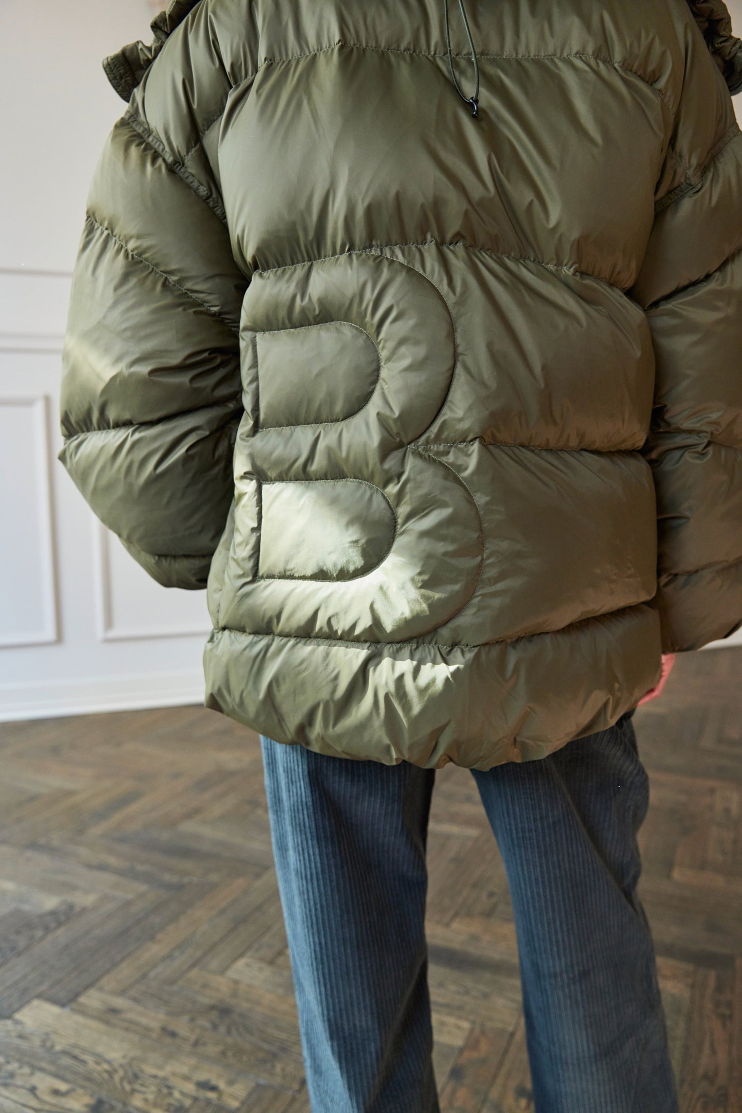 Bacon DoubleB Puffer Jacket Kaki