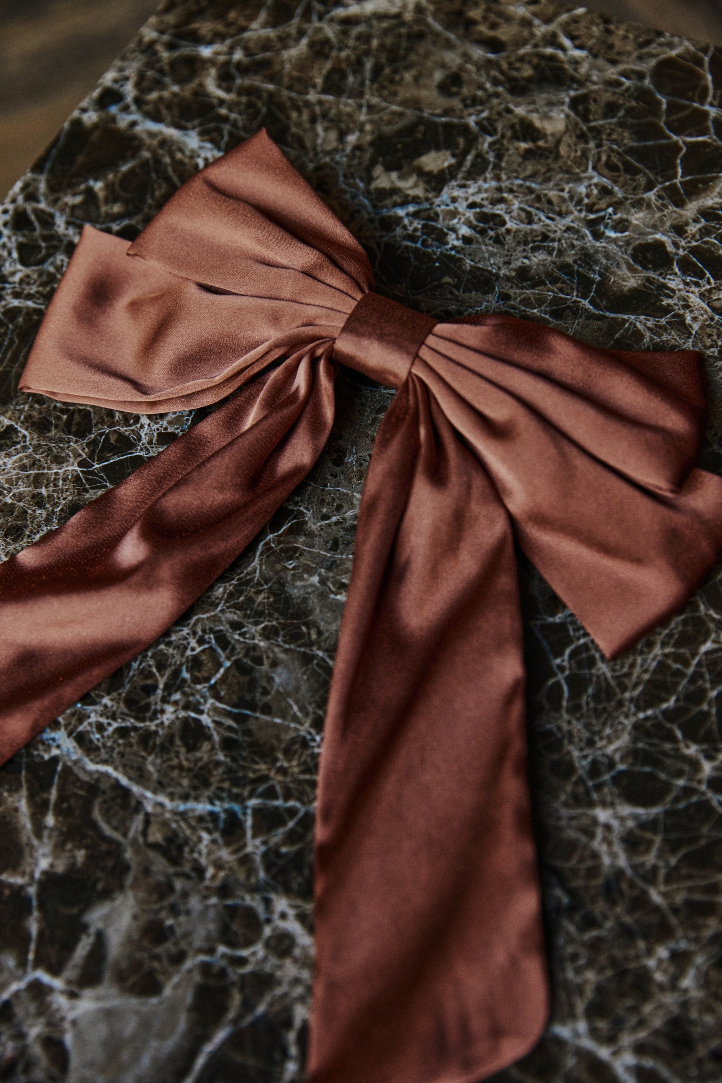 Isabella Bow Barette Cognac