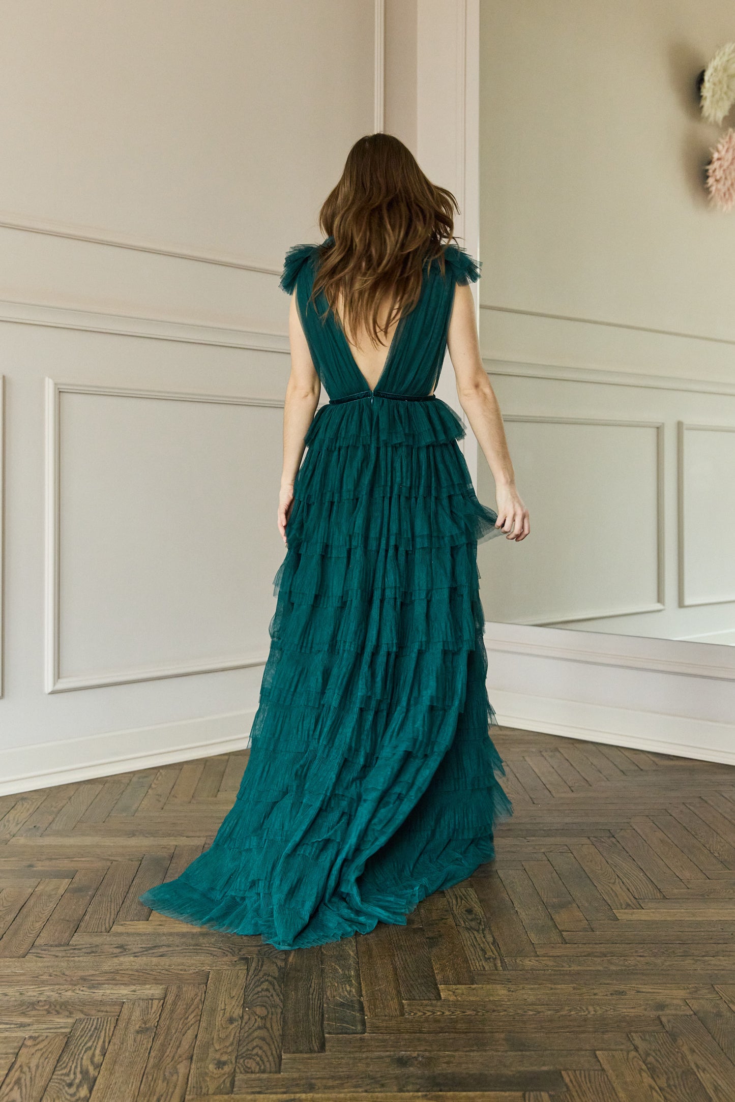 Sabrina Gown Emerald