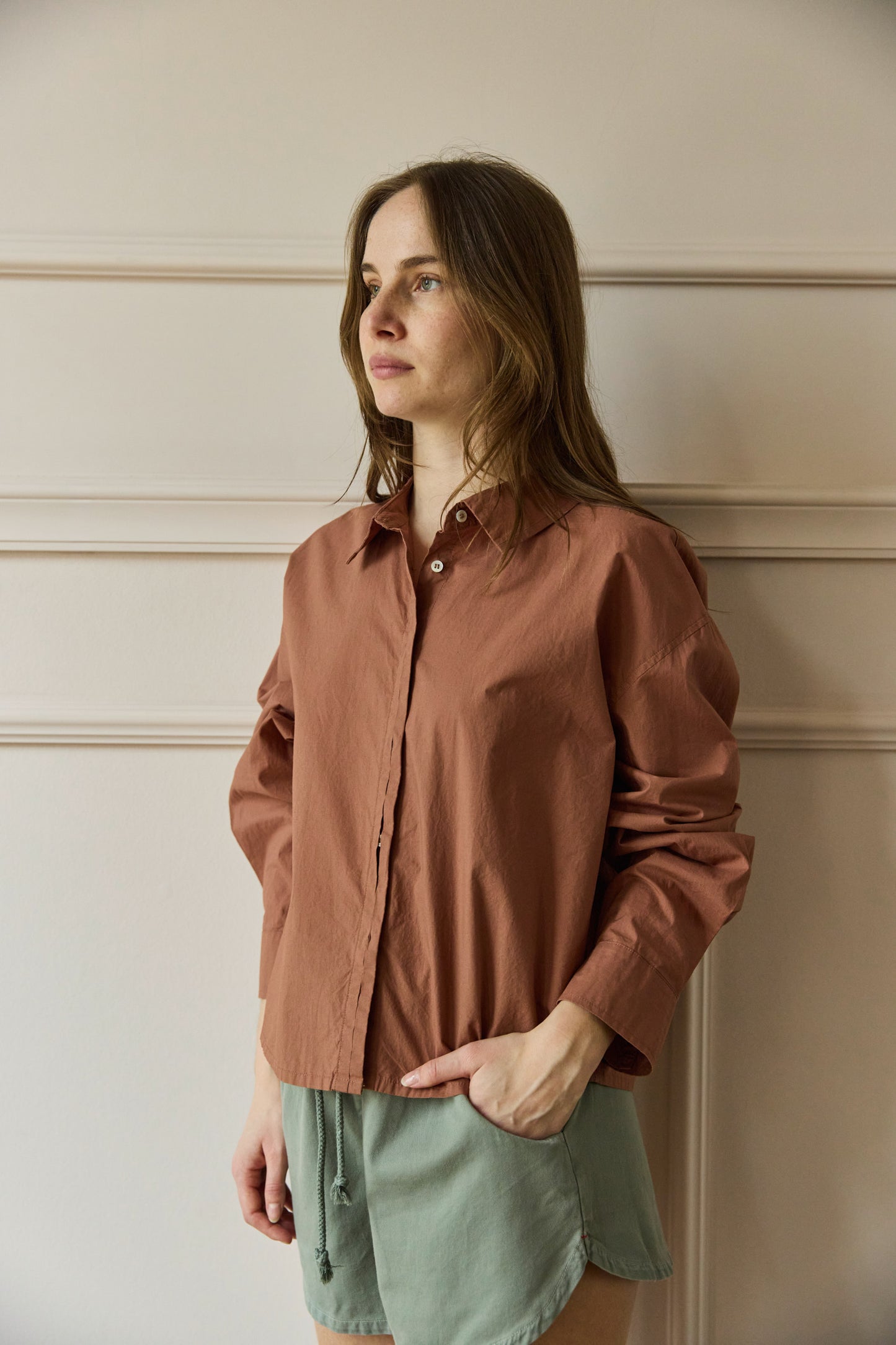 Xirena Tristan Shirt Brown