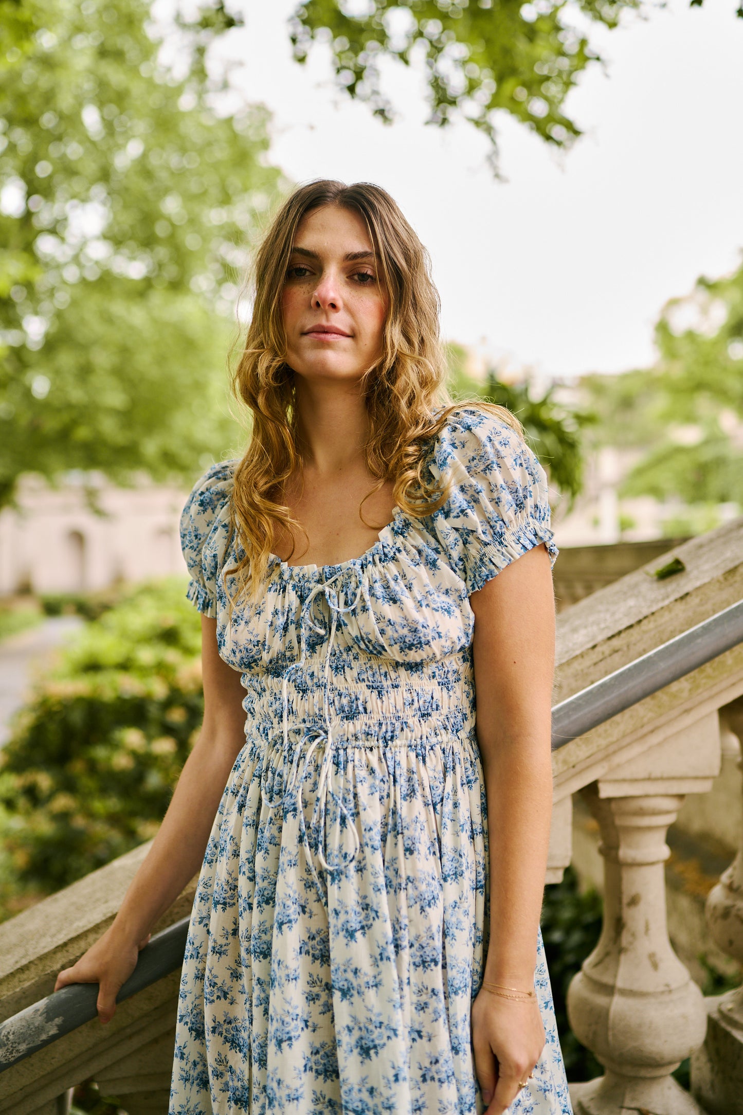 Doen Ashlynn Dress Bleu
