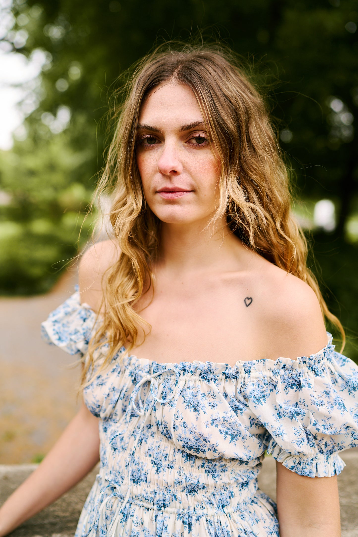 Doen Ashlynn Dress Bleu