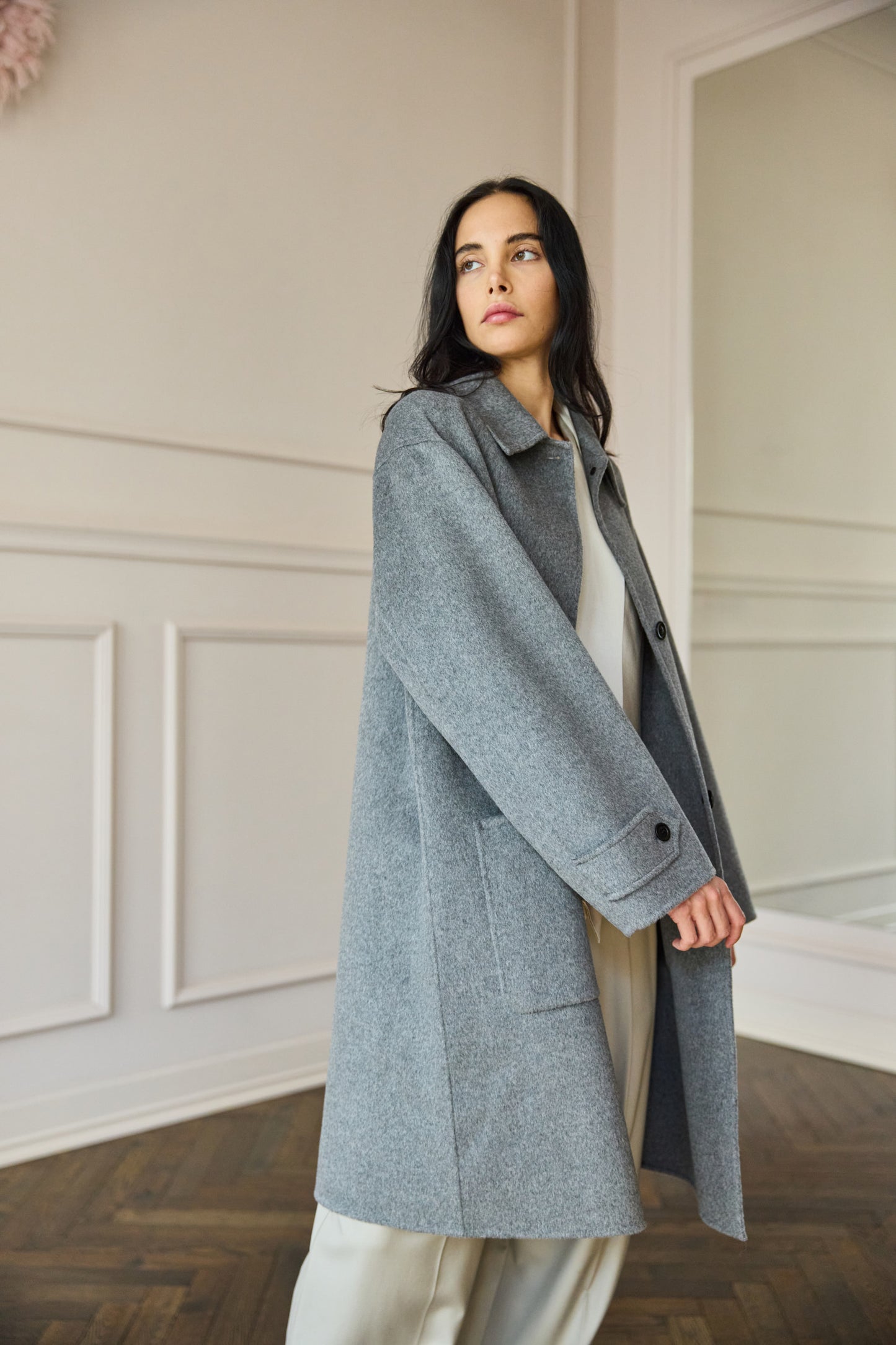Armand Coat Grey