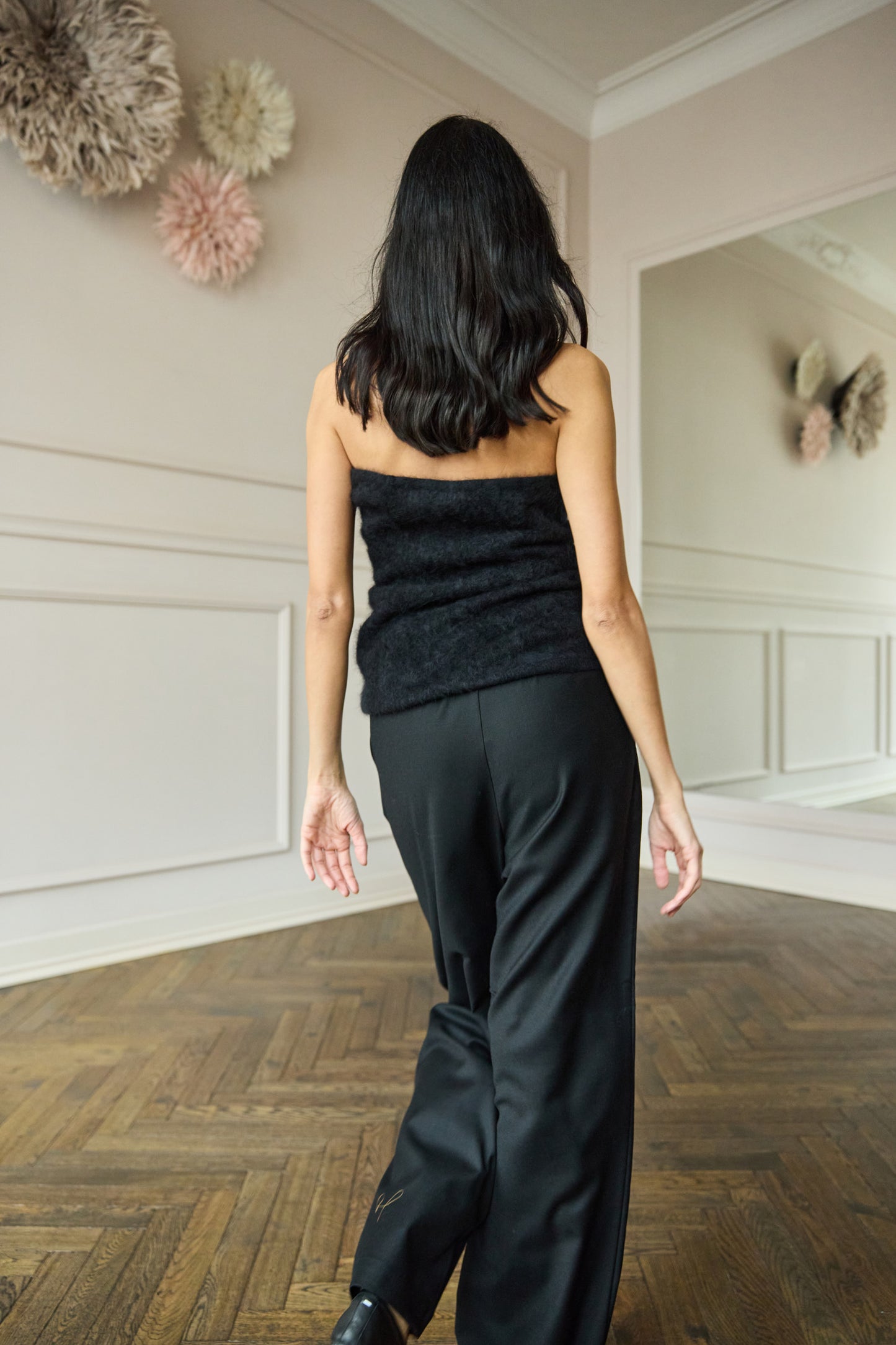 Brushed Cashmere Bustier