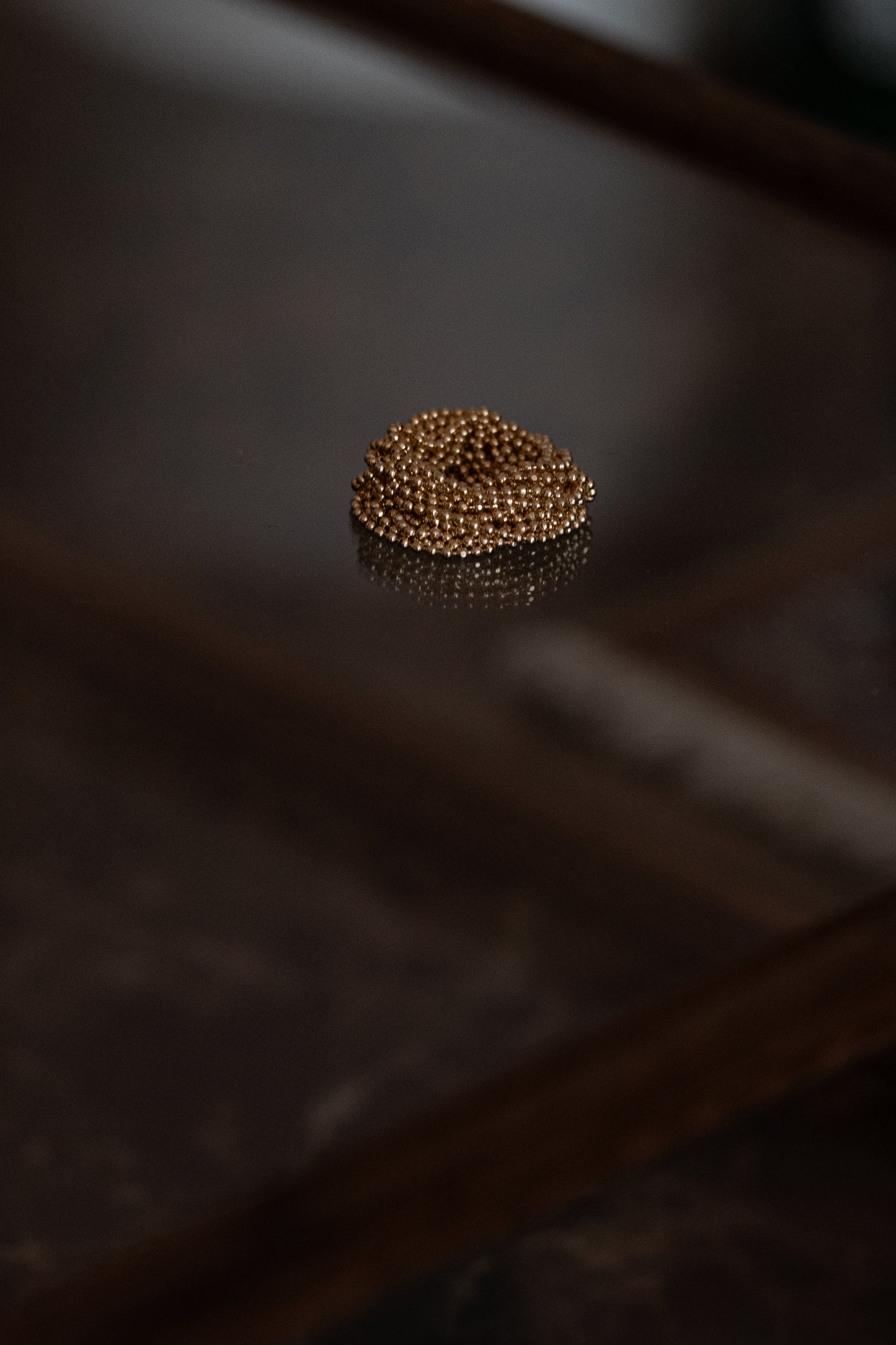 April First 14k Gold Diamond Cut Ring