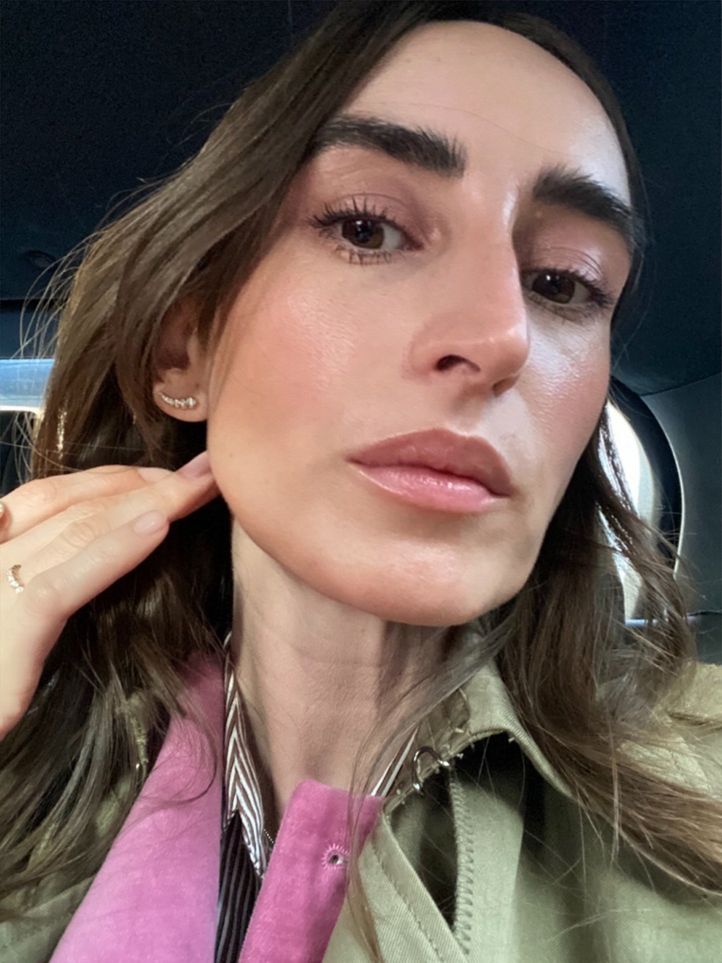 April First 14k Gold Bezel Ombré Earpiece