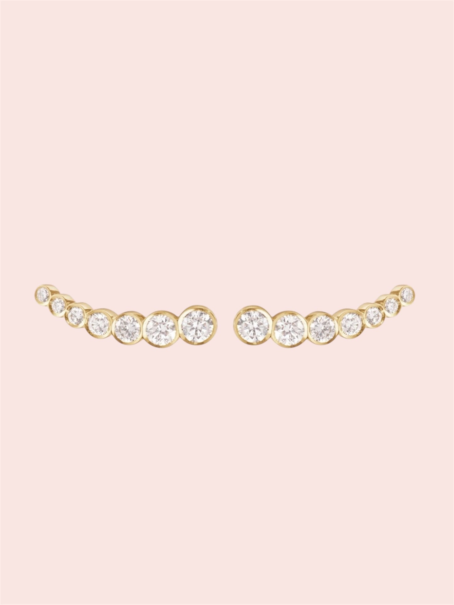 April First 14k Gold Bezel Ombré Earpiece