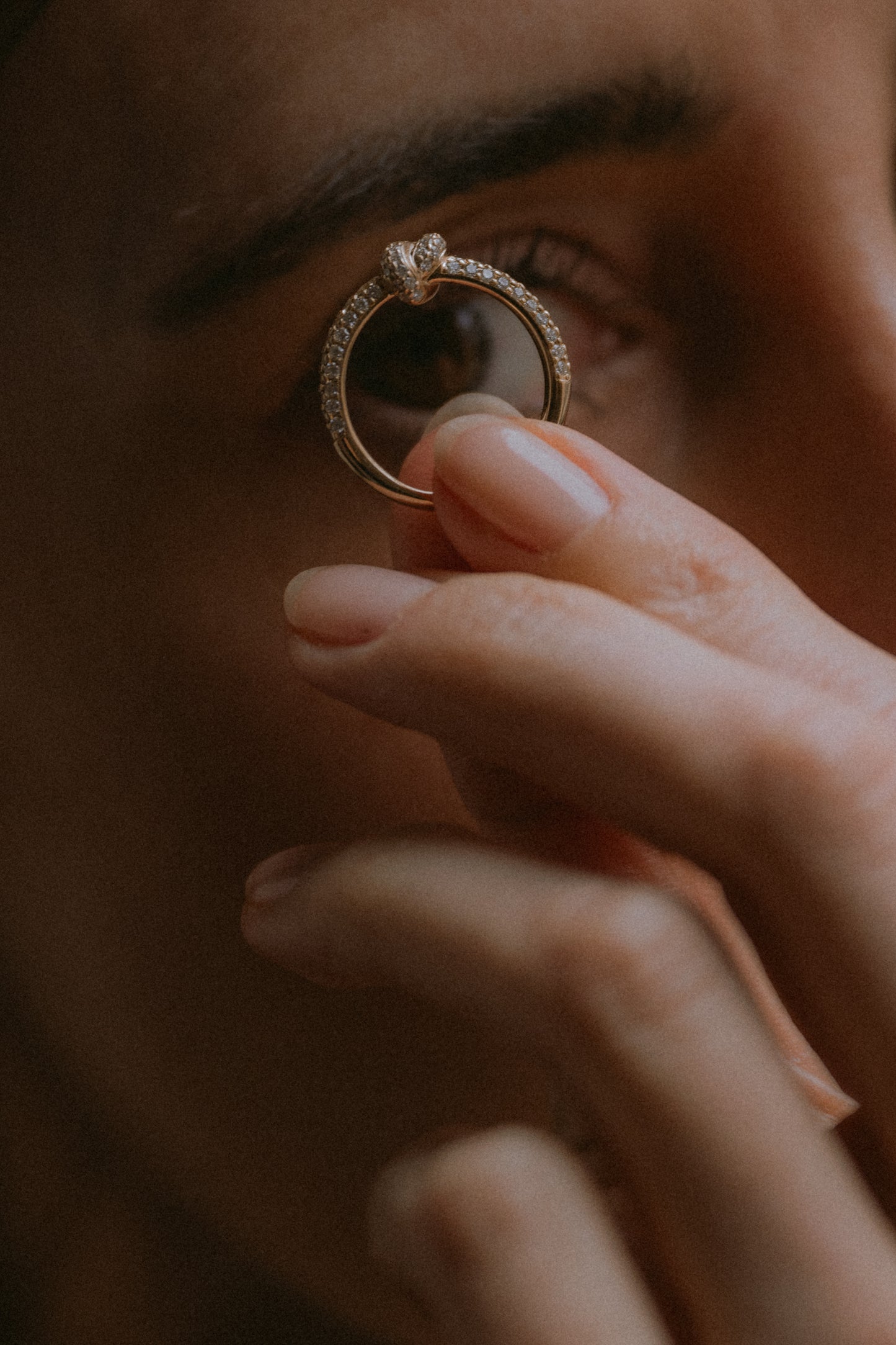 Made to Order | April First 14k Gold Knot Ring Pavé