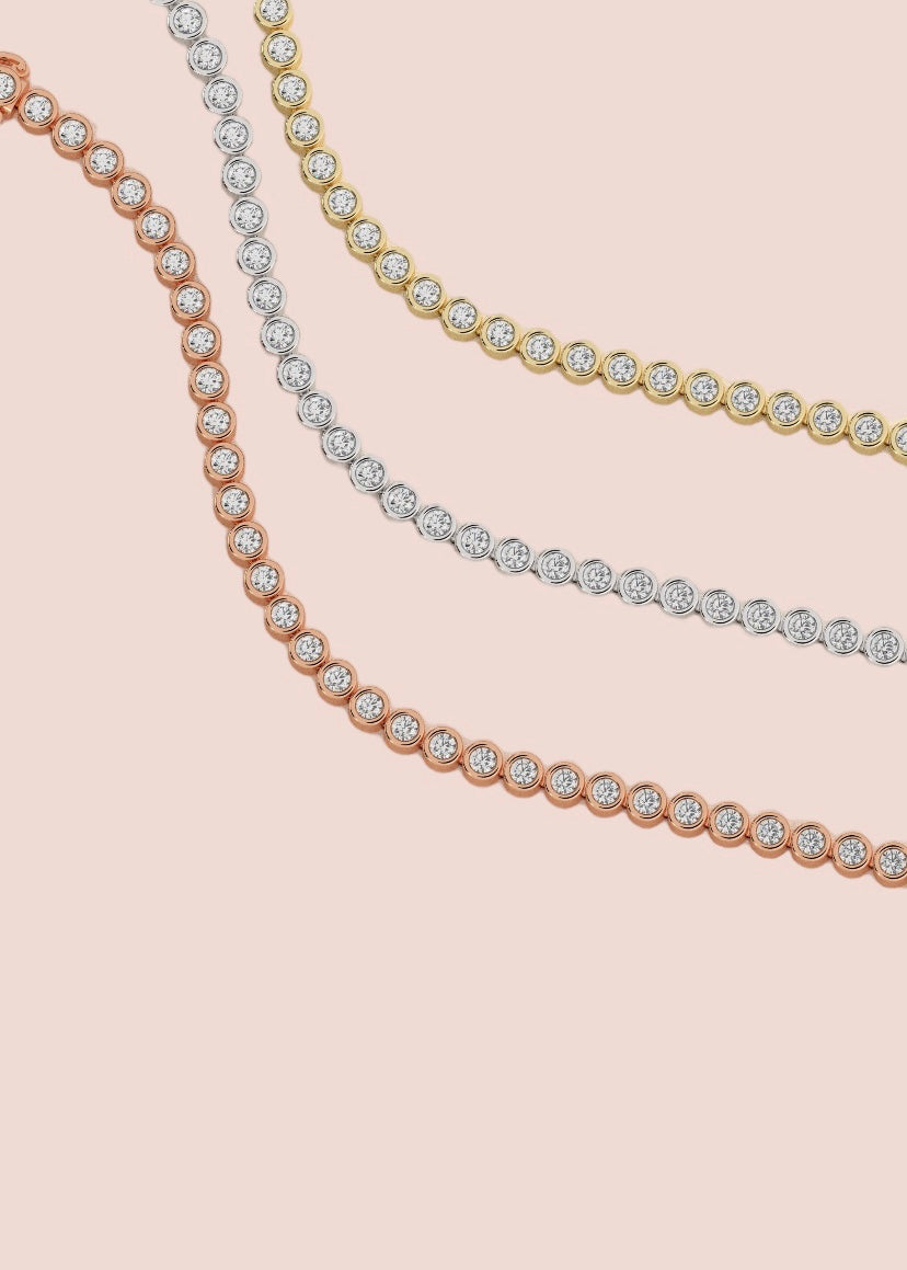April-First-Berlin-Fine-Jewelry-14k-Gold-Rose-White-Diamond-Bezel-Tennis-Bracelet
