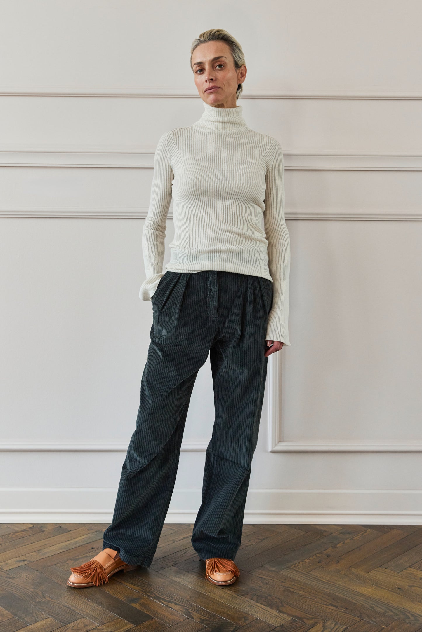 Corduroy Pants Emerald