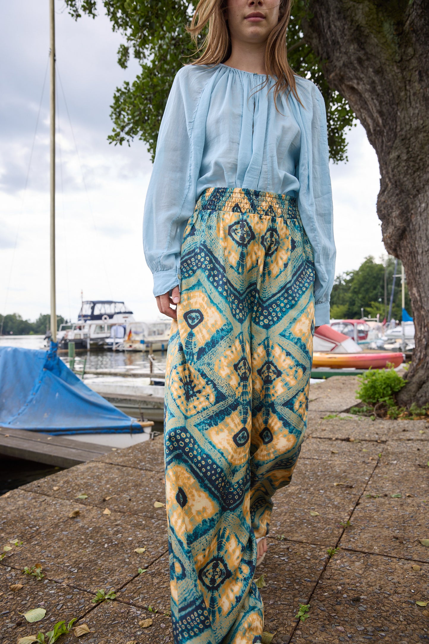 Clemence Silk Pants