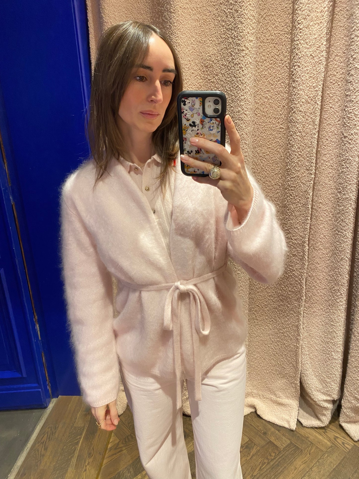 
                  
                    Brushed Cashmere Cardigan Powder
                  
                