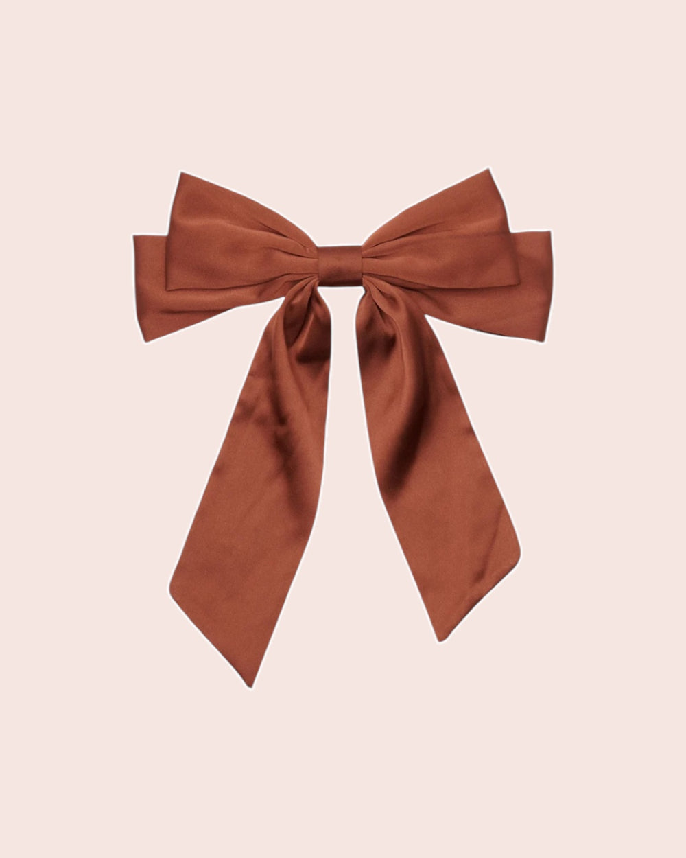 Isabella Bow Barette Cognac