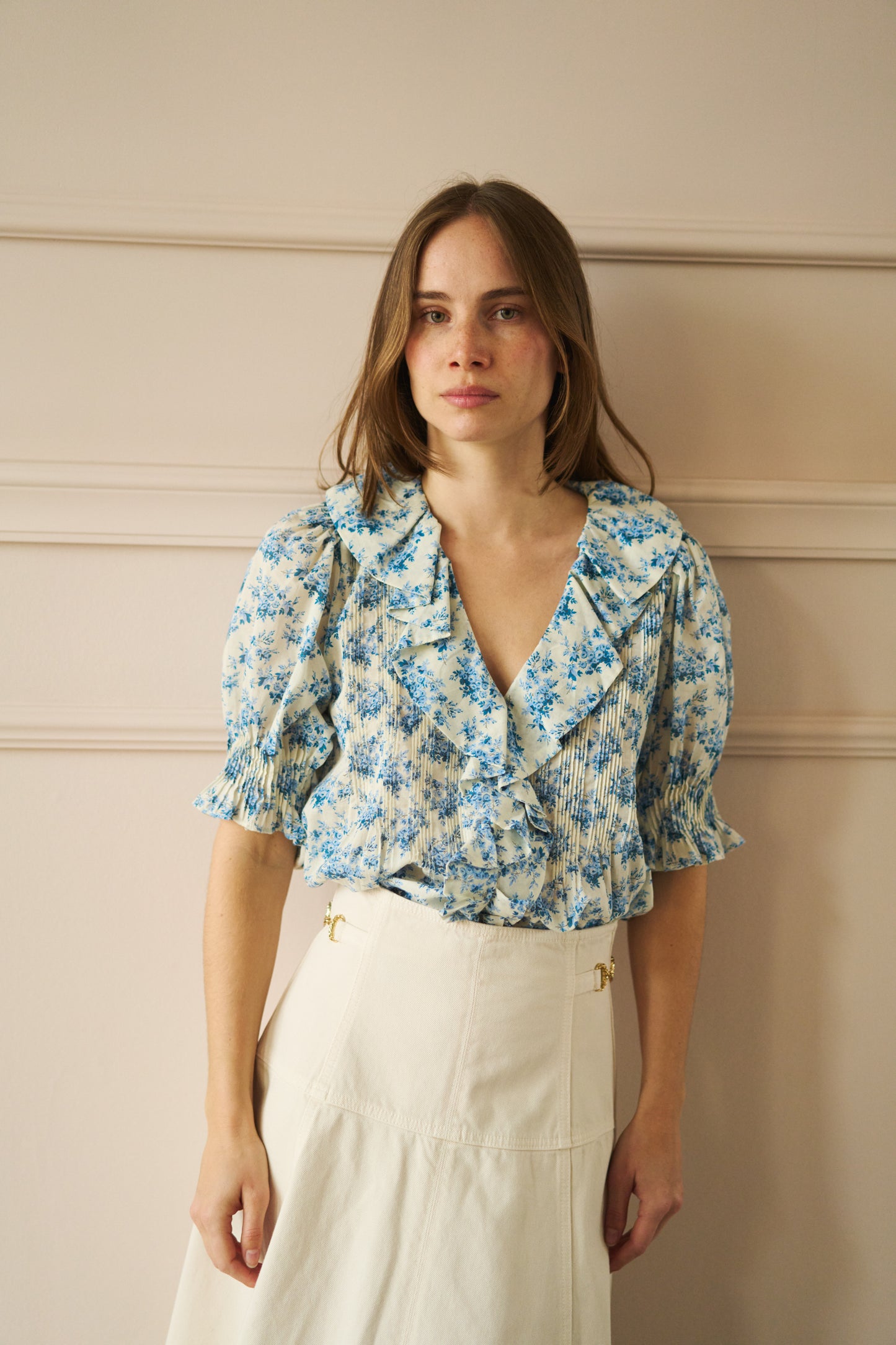 
                  
                    Henri Blouse Bleu Rosier
                  
                