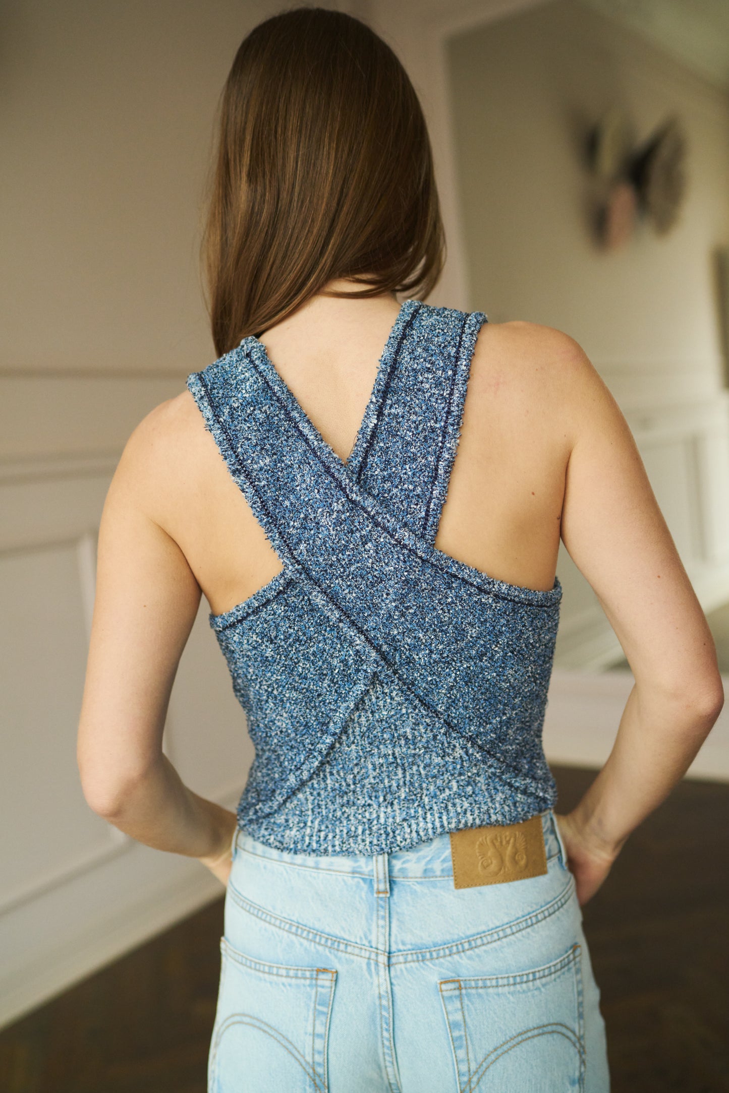 
                  
                    Sienna Knit Top Blue
                  
                