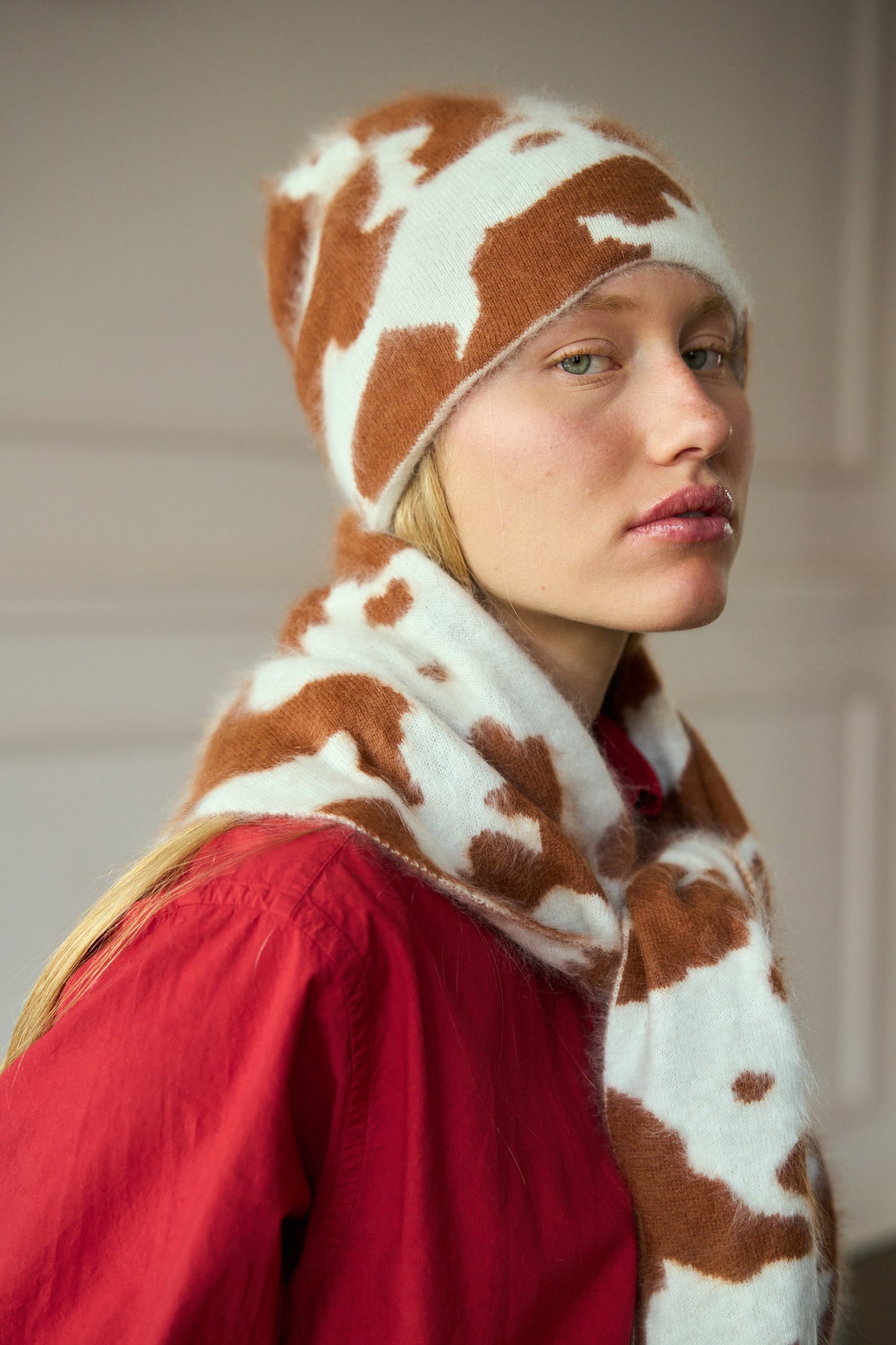 
                  
                    Grizzly Cowhide Hat Cream/Burnt Sienna
                  
                