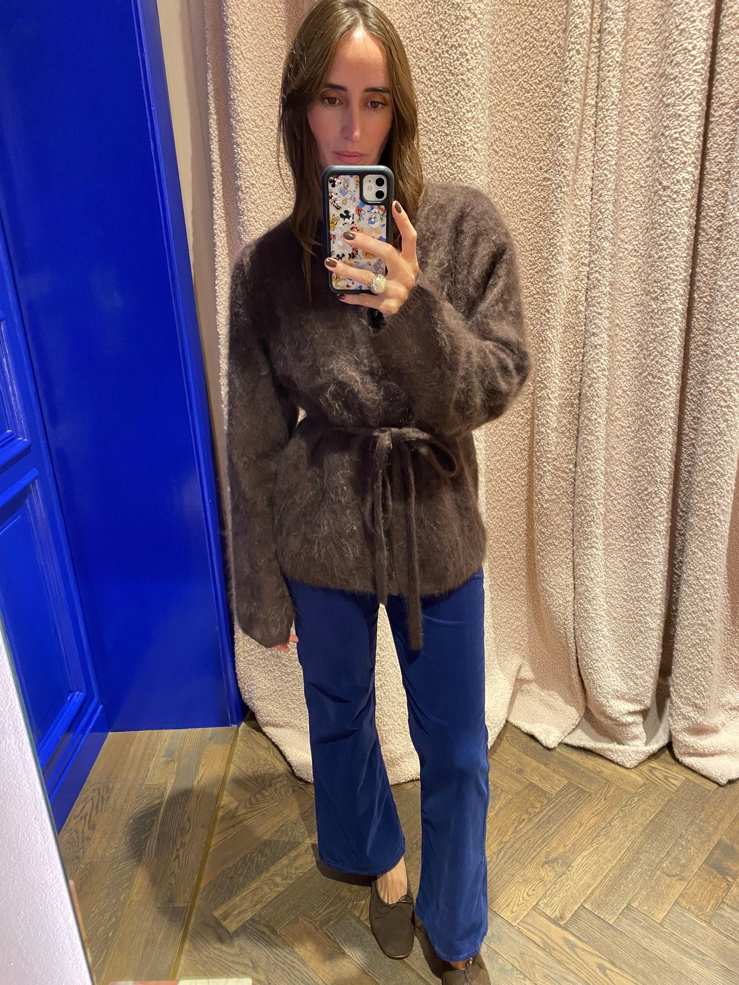 
                  
                    Brushed Cashmere Cardigan Brown
                  
                