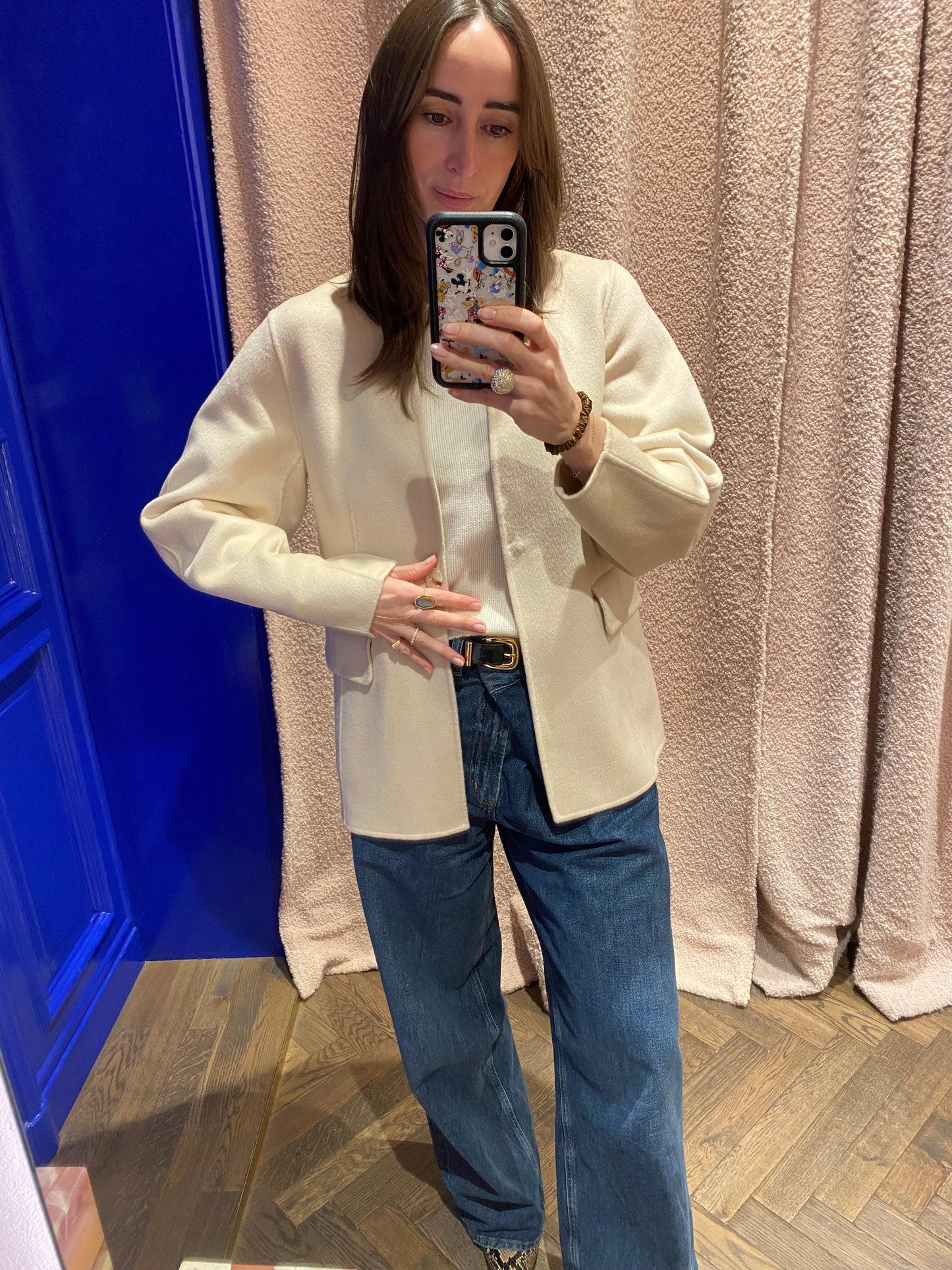 
                  
                    Double Face Blazer Creme
                  
                