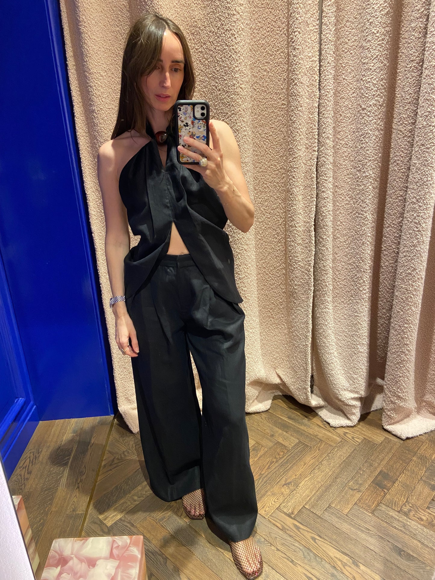 
                  
                    Biba Linen Top Black
                  
                