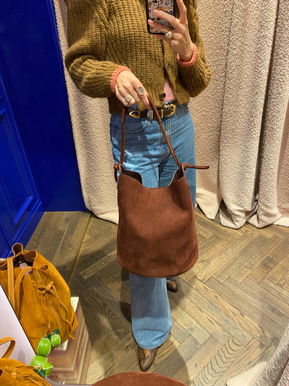 Fortuna Bucket Bag Brown