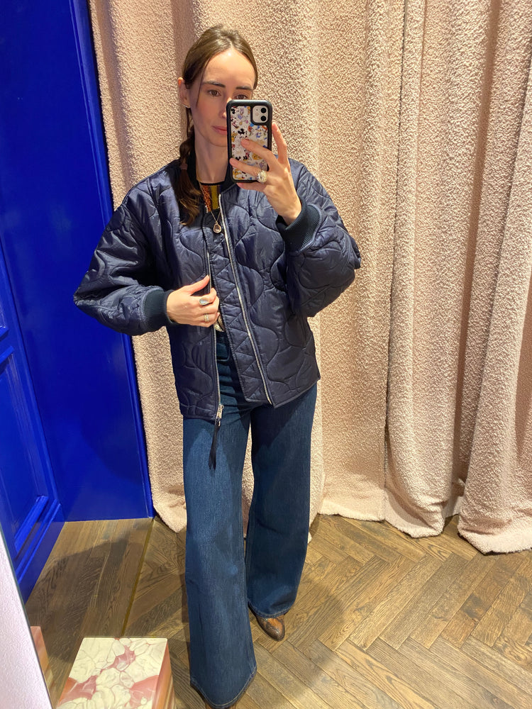 
                  
                    Isla Quilted Jacket Navy
                  
                
