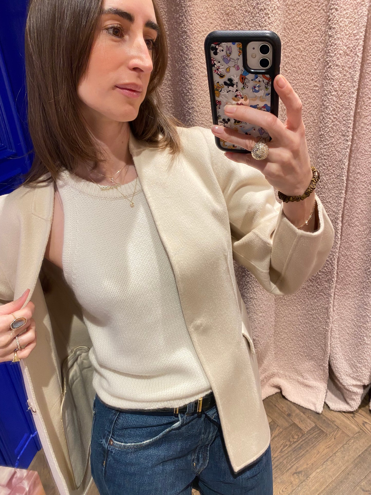 
                  
                    Double Face Blazer Creme
                  
                