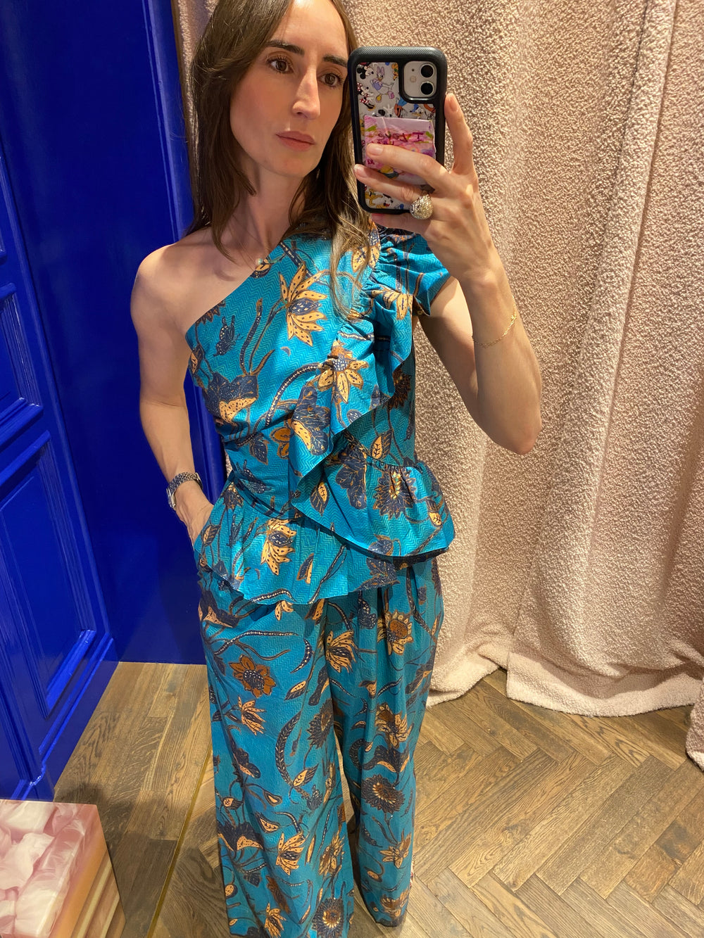 Ulla Johnson Solana Jumpsuit Blue