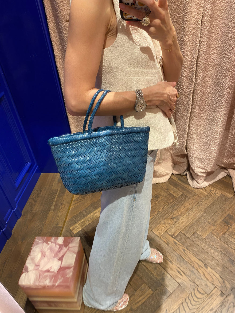 Dragon Diffusion Mini Flat Gora Bag Ocean