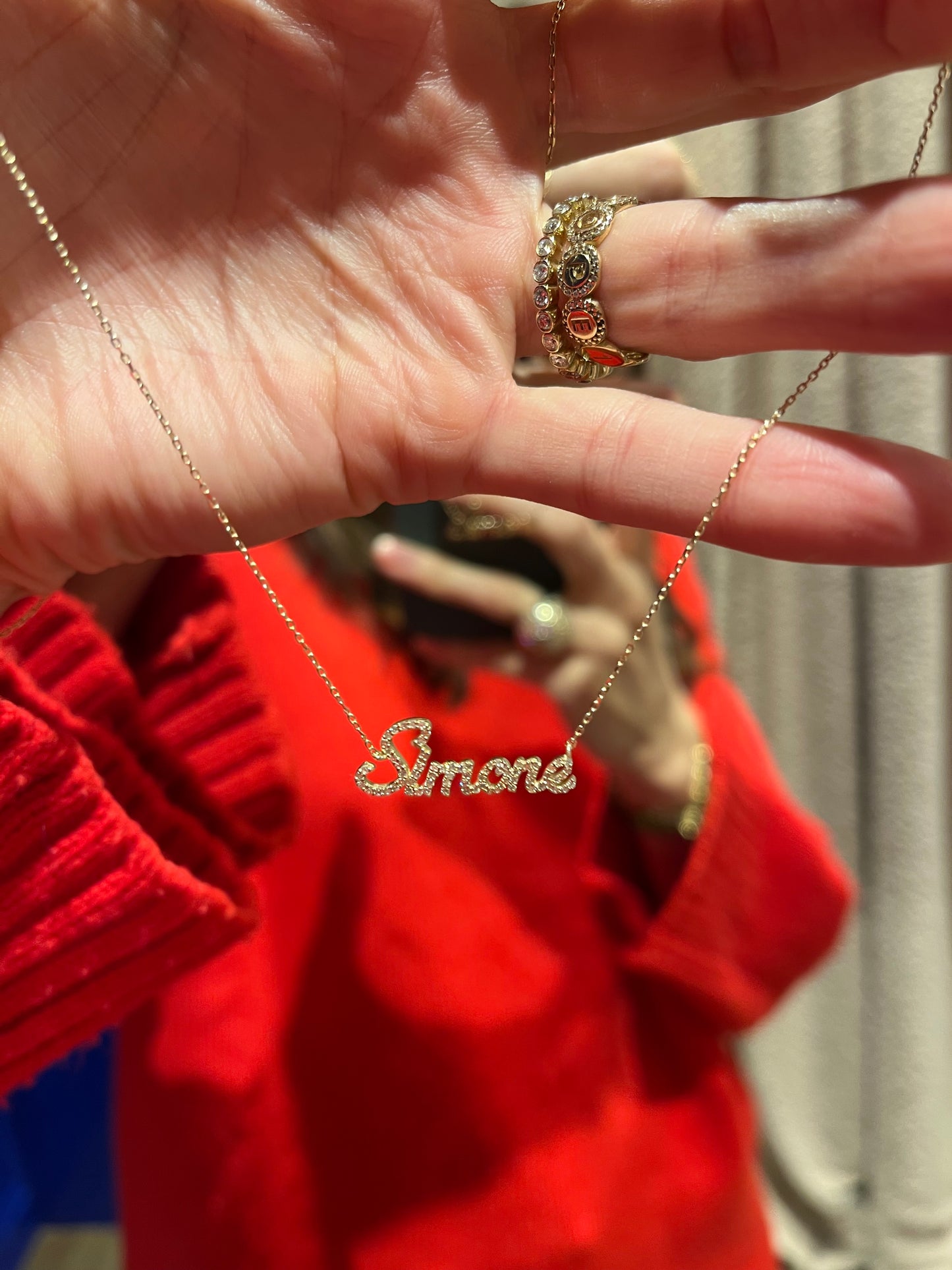
                  
                    Made to Order | 14k Gold Diamond Name Necklace
                  
                