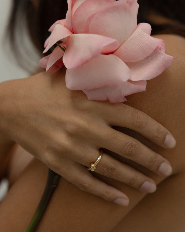 14k Gold Knot Ring