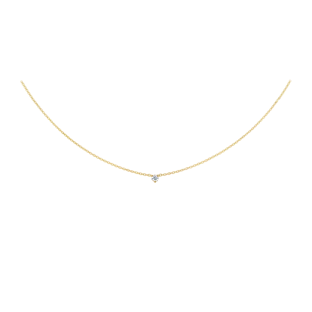 
                  
                    April First 14k Gold Penelope Diamond Necklace
                  
                