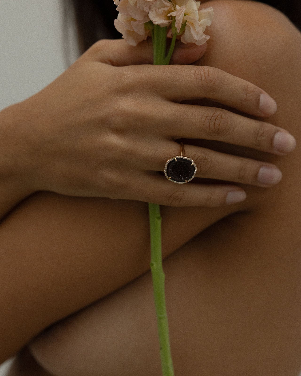 
                  
                    Made to Order | 18k Gold Rocky Agate Diamond Ring
                  
                
