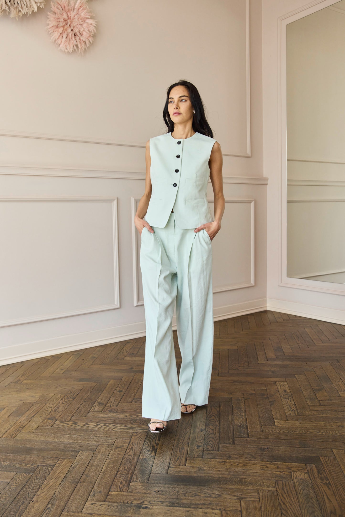 
                  
                    Georgie Vest Pale Mint
                  
                