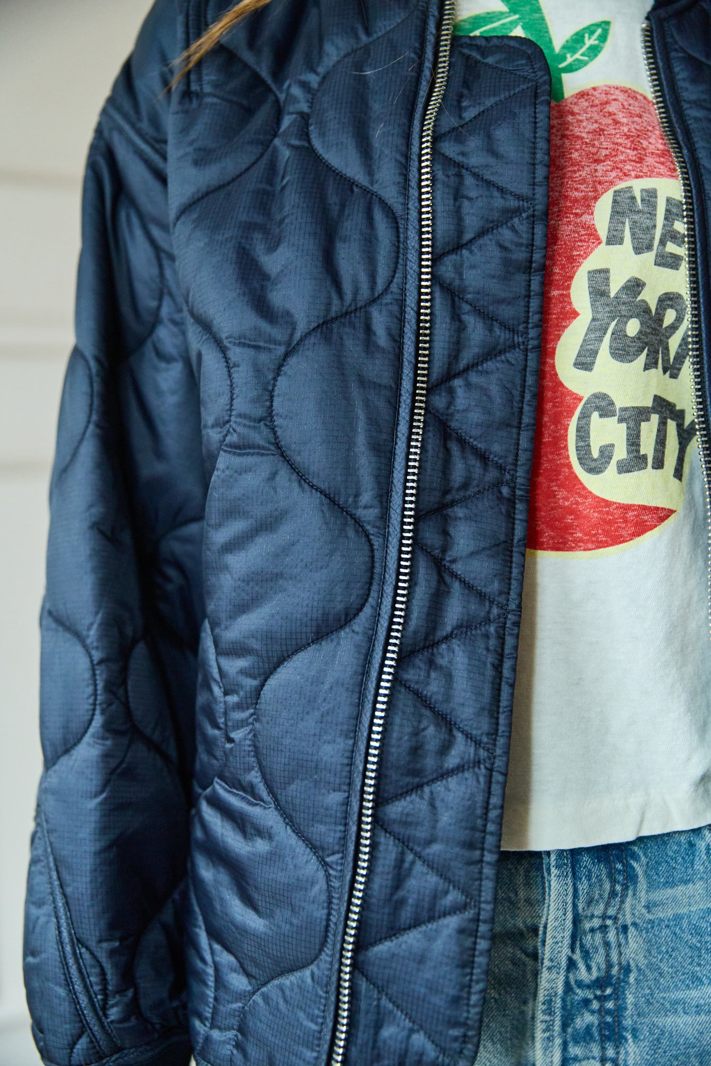 
                  
                    Isla Quilted Jacket Navy
                  
                