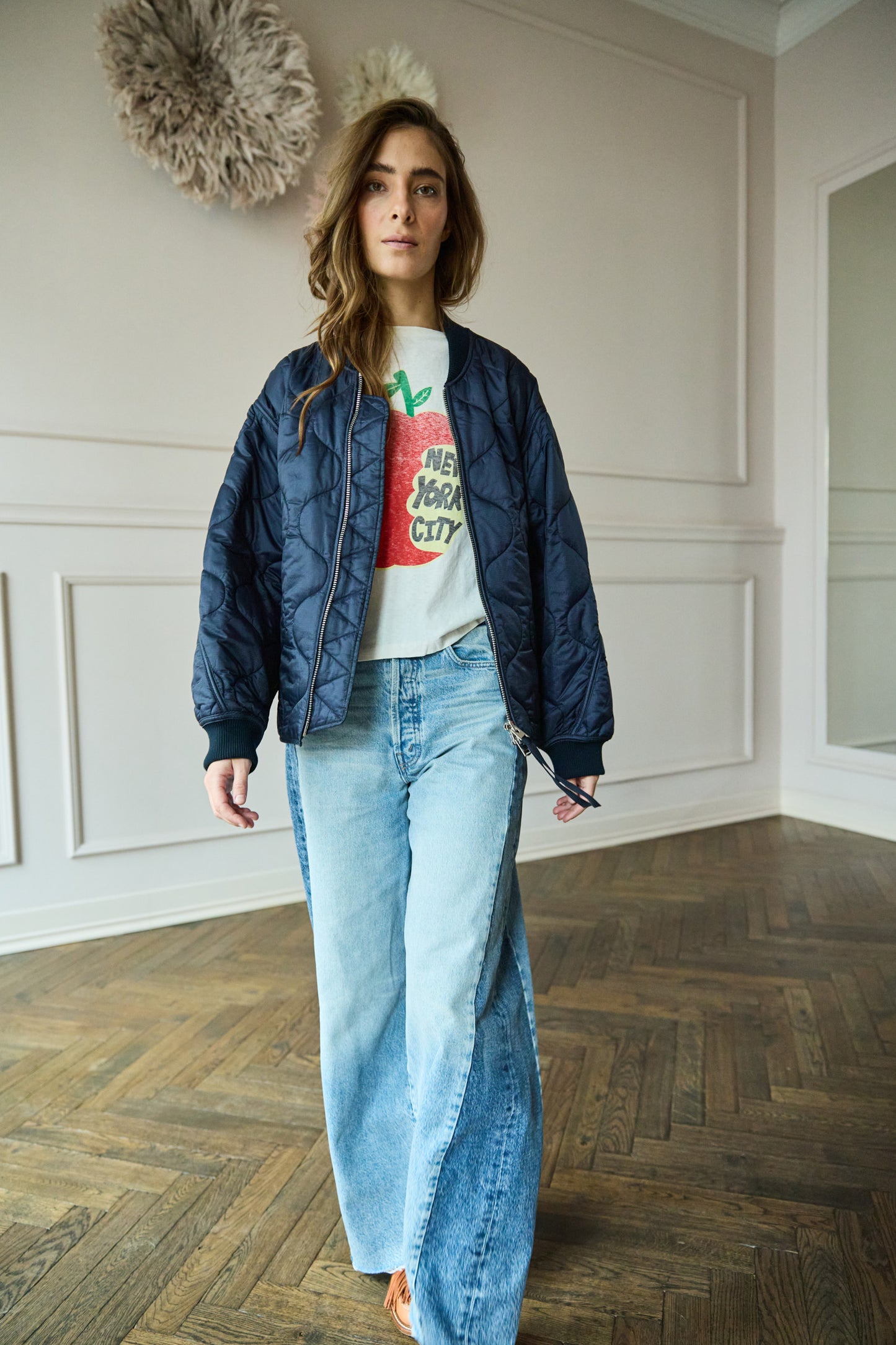 
                  
                    Isla Quilted Jacket Navy
                  
                