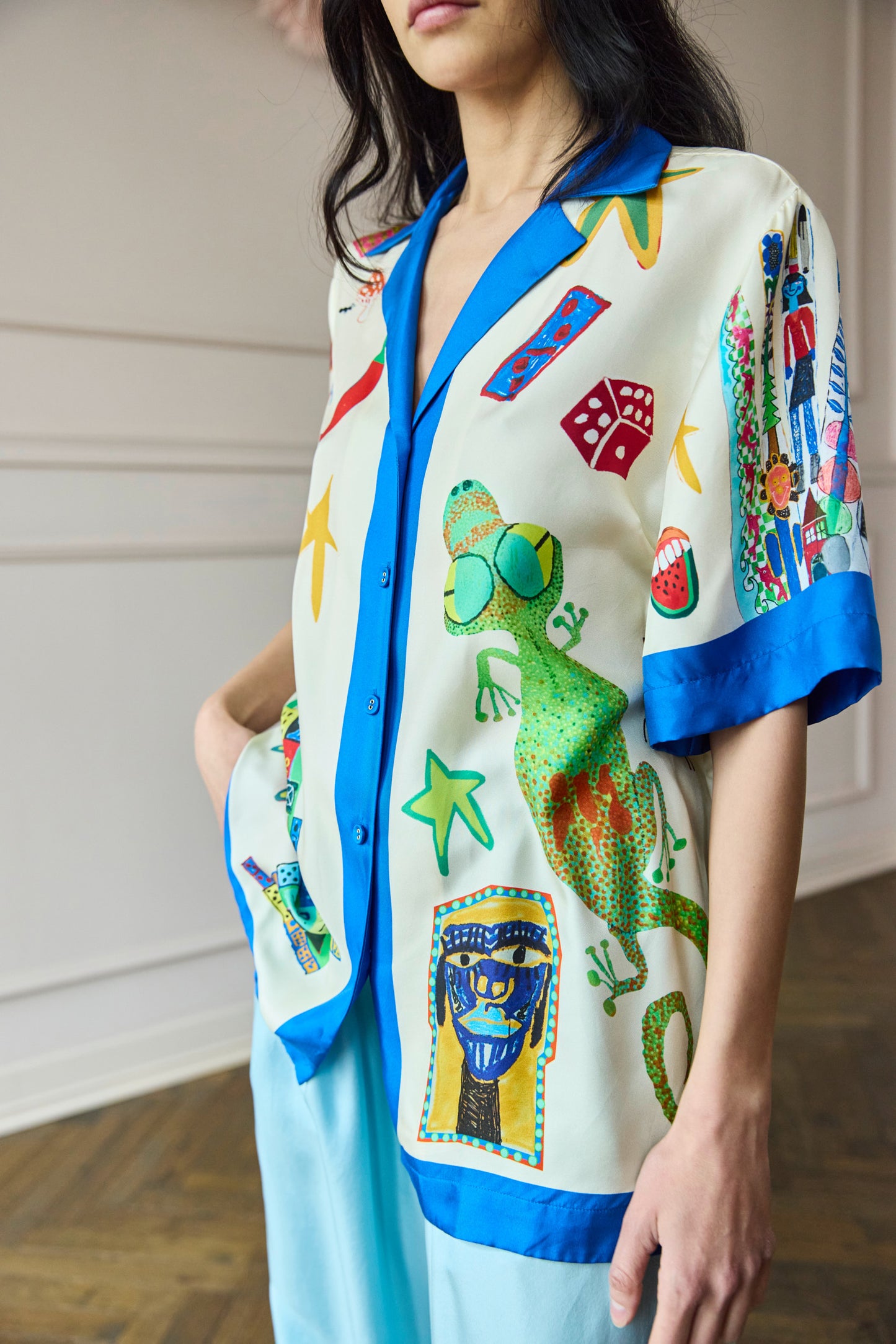 
                  
                    Rollers Silk Shirt Multi
                  
                