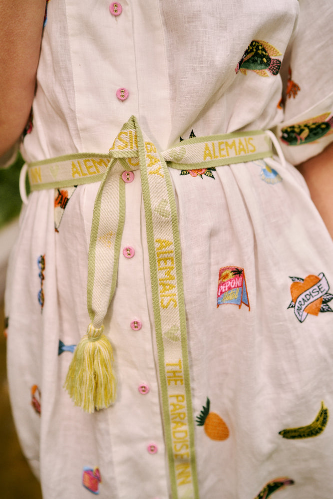 
                  
                    Alémais Embroidered Marlin Dress White
                  
                