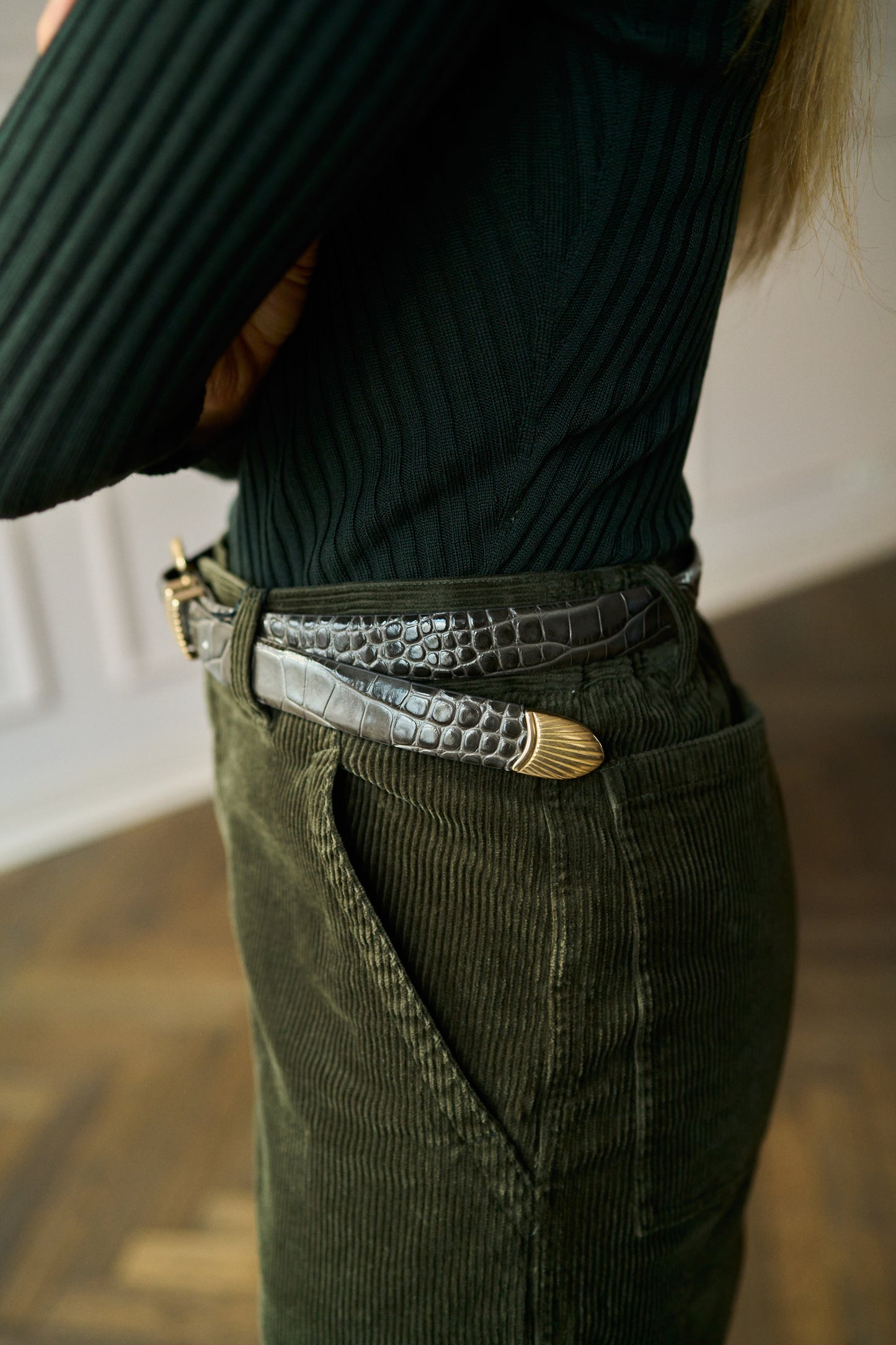 
                  
                    Belt Cinta Croco Antracite
                  
                