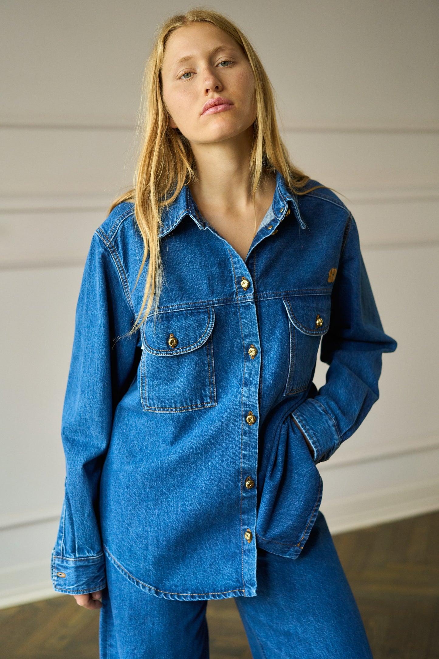 
                  
                    Nariida Berber Shirt Sapphire
                  
                