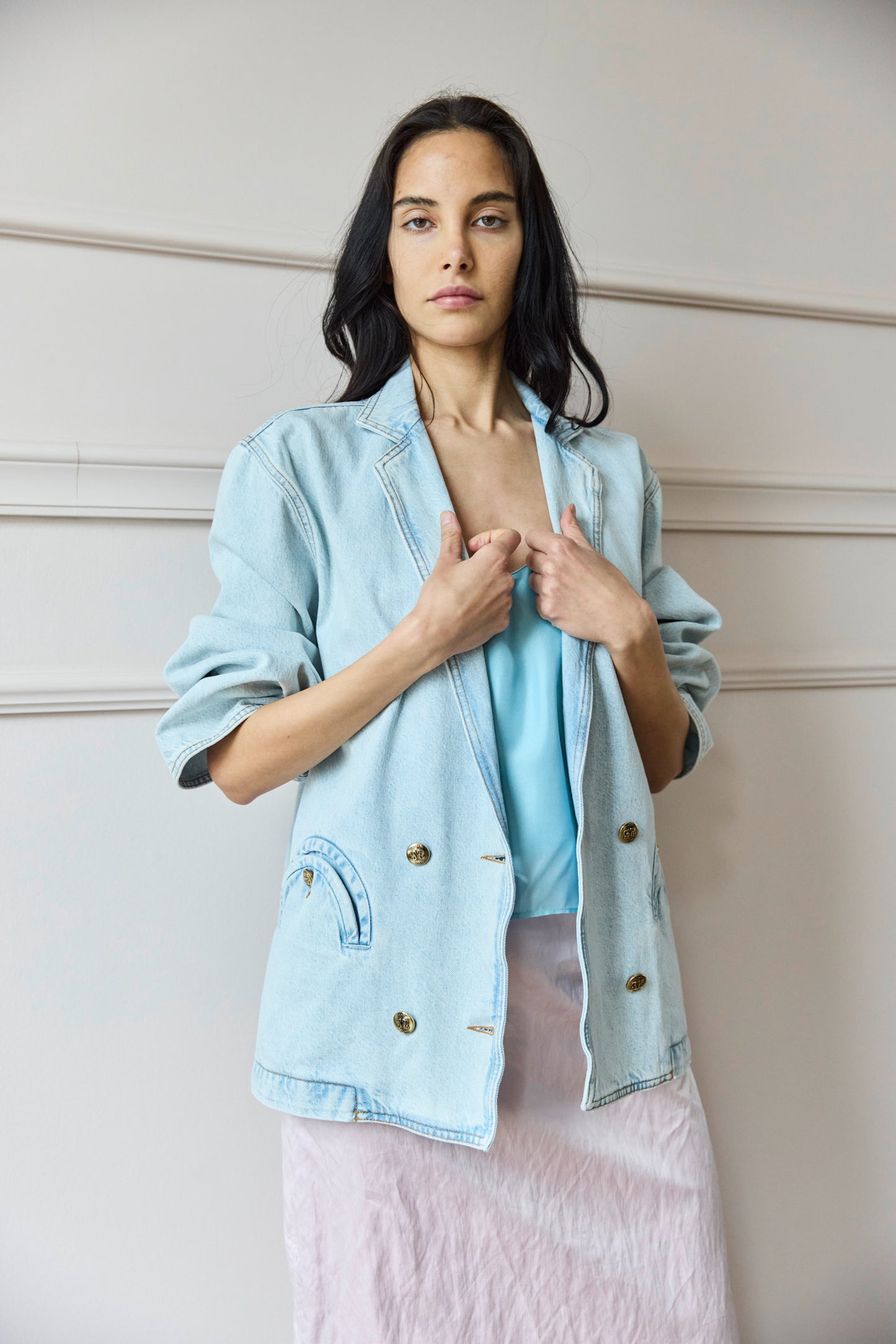 
                  
                    Cory Denim Jacket Ice
                  
                