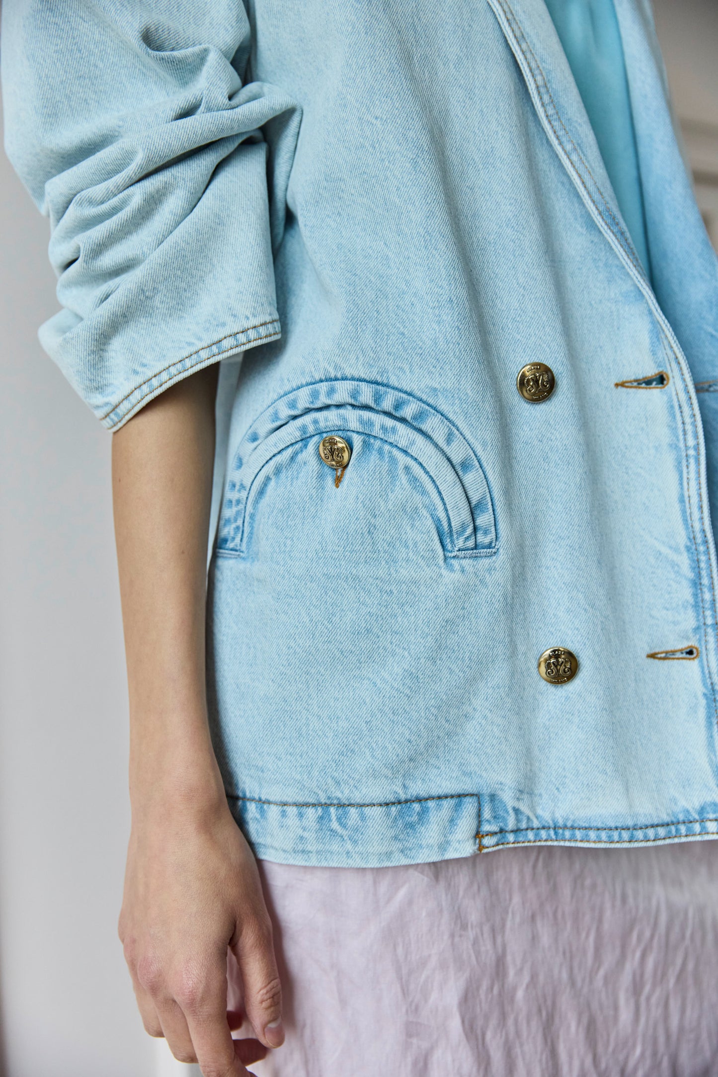 
                  
                    Cory Denim Jacket Ice
                  
                