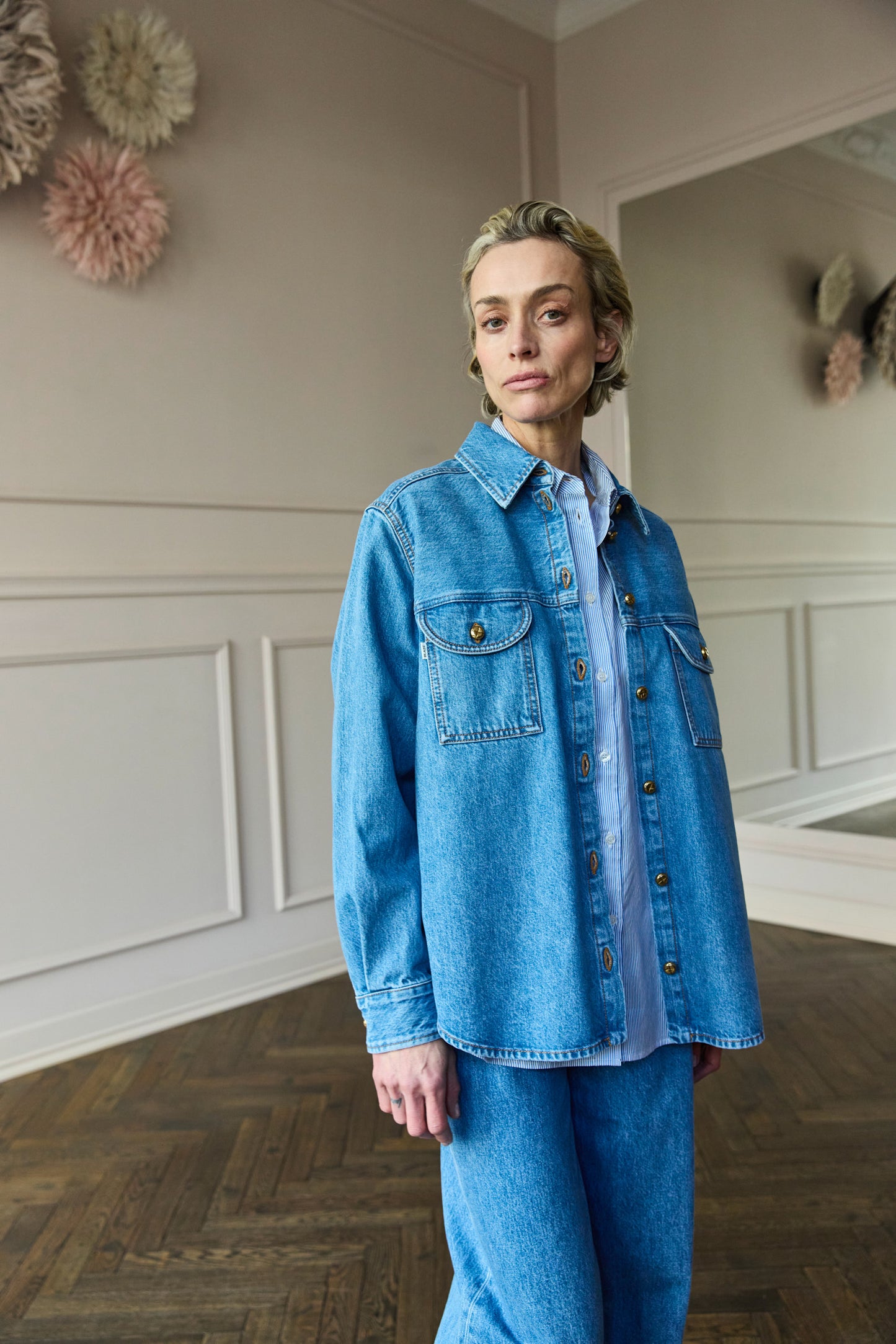
                  
                    Blazé Milano Denim Shirt
                  
                